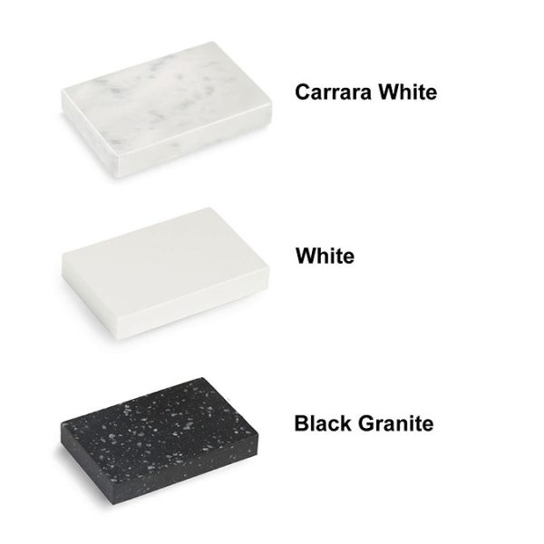 Burlington 65 2 Drawer Vanity Unit & Minerva Worktop with Basin   Matt White - Image 3