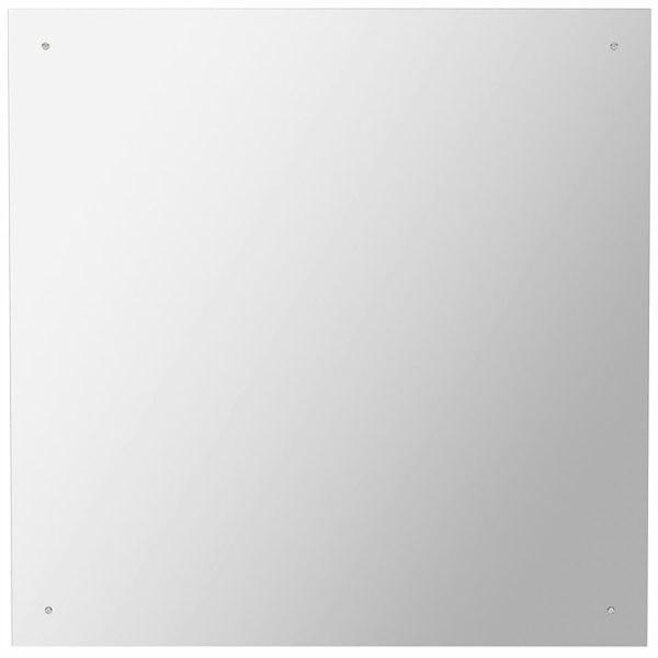 Accents 600 x 600mm Square Bevelled Edge Drilled Bathroom Mirror - Image 6