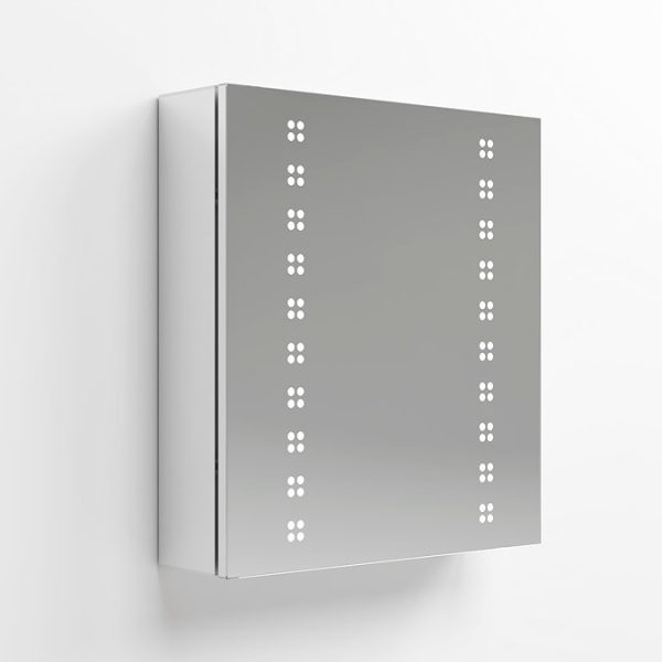 Toreno 550 x 600mm LED Illuminated Mirror Cabinet with Motion Sensor - Image 8