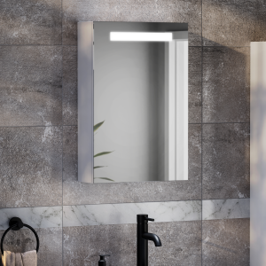 Toreno 400 x 600mm LED Illuminated Mirror Cabinet with Motion Sensor and Anti Fog