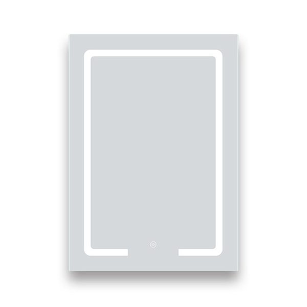 Toreno 500x700mm LED Illuminated Mirror with Anti Fog Demist, Dimmer and Touch Sensor - Image 3