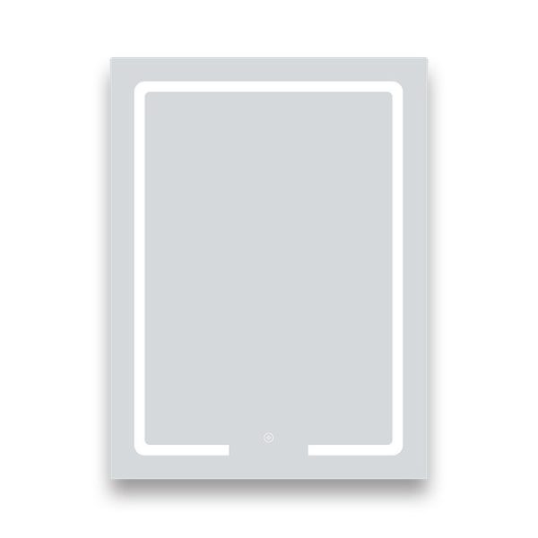Toreno 600x800mm LED Illuminated Mirror with Anti Fog Demist, Dimmer and Touch Sensor - Image 3