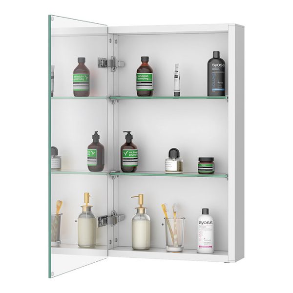 Toreno 500 x 700mm LED Illuminated Strip Mirror Cabinet with Motion Sensor - Image 2