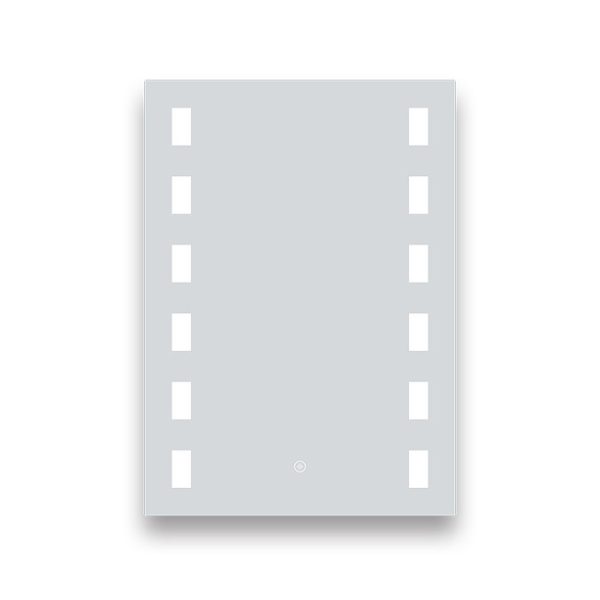 Toreno 500x700mm LED Illuminated Mirror with Touch Sensor and Dimmer - Image 3