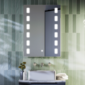 Toreno 500x700mm LED Illuminated Mirror with Touch Sensor and Dimmer