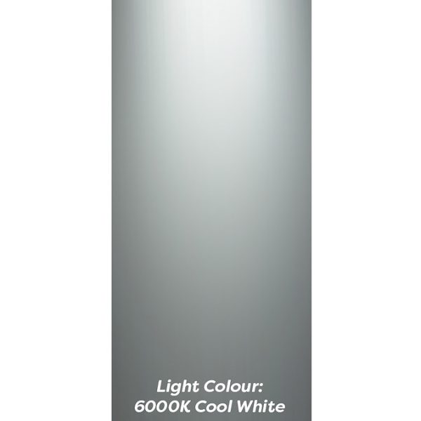 Toreno 400x600mm LED Illuminated Bathroom Mirror with Dimmer and Touch Sensor - Image 3