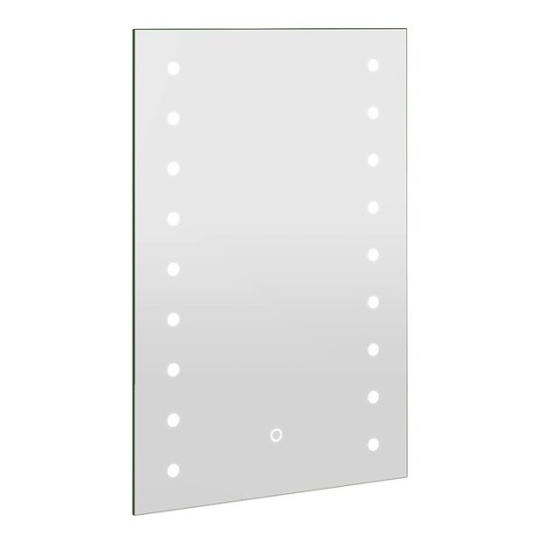 Toreno 400x600mm LED Illuminated Bathroom Mirror with Dimmer and Touch Sensor - Image 2