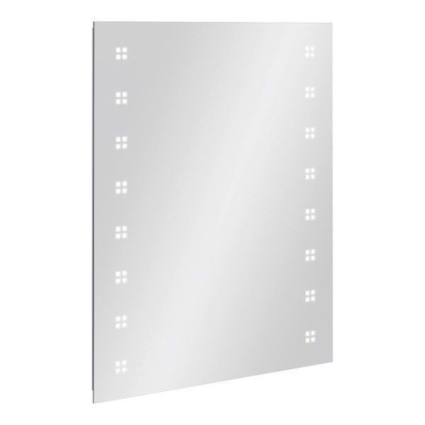 Toreno 600 x 800mm Portrait LED Illuminated Mirror with Motion Sensor, Anti Fog and Shaving Socket - Image 2
