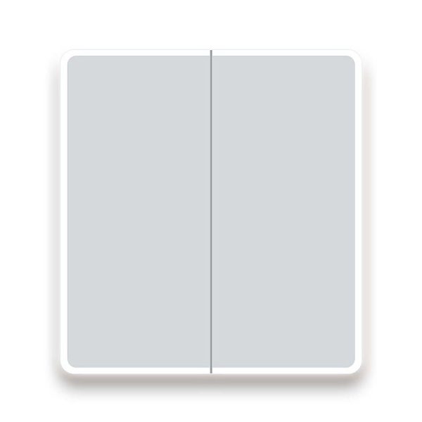 Toreno 700 x 650mm LED Illuminated 2 Door Mirror Cabinet with Motion Sensor, Anti Fog & Shaving Socket - Image 3