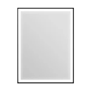 Heritage Kingston Black 400 x 800mm Illuminated Rectangle Mirror with Demister Pad