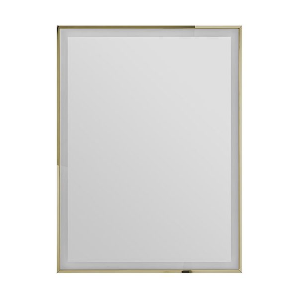 Heritage Kingston Vintage Gold 400 x 800mm Illuminated Rectangle Mirror with Demister Pad - Image 2