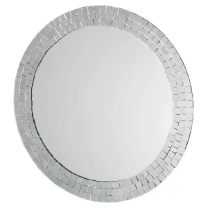 Croydex Meadley Circular Mirror with Mosaic Surround 600 x 600mm