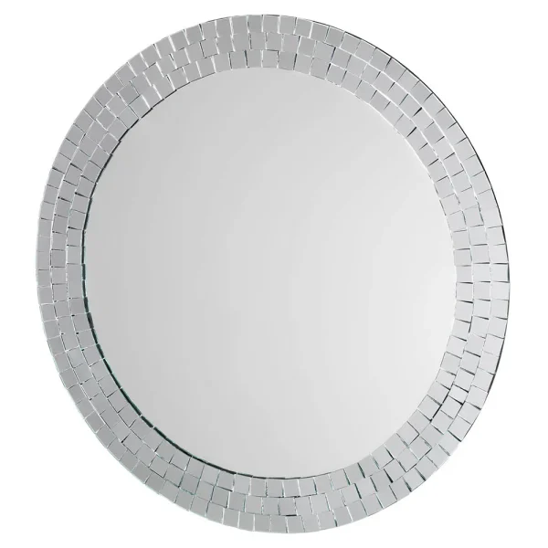 Croydex Meadley Circular Mirror with Mosaic Surround 600 x 600mm