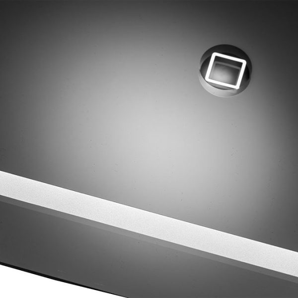 Croydex Chawston Hang N Lock Illuminated Mirror with Demister Pad 700 x 500mm - Image 4