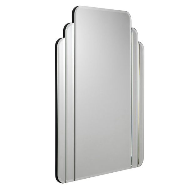 Croydex 700 x 500mm Art Deco Bevelled Mirror - Image 3