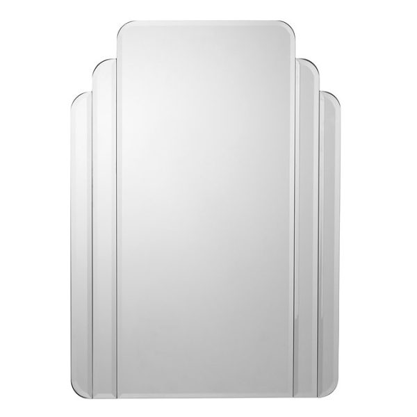 Croydex 700 x 500mm Art Deco Bevelled Mirror - Image 4