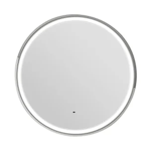 Heritage Newick Chrome 590mm Illuminated Circular Mirror with Demister Pad