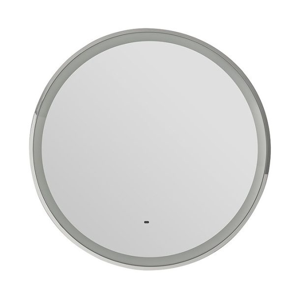 Heritage Newick Chrome 590mm Illuminated Circular Mirror with Demister Pad - Image 2