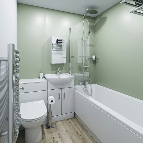 Orchard Eden White 550mm Floor Standing Vanity Unit with Ceramic Basin - Image 6