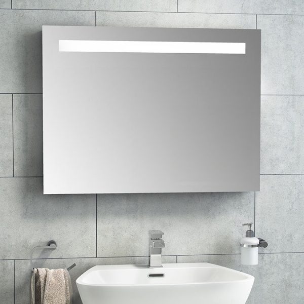 Montreal 700x500mm LED Mirror with Anti Fog Demist & Shaving Socket - Image 6