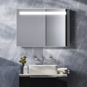 Montreal 700x500mm LED Mirror with Anti Fog Demist & Shaving Socket