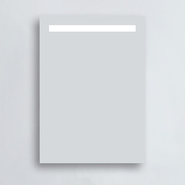 Montreal 500 x 700mm LED Portrait Mirror with Anti Fog Demist & Shaving Socket - Image 2