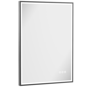 Crosswater MPRO 600 x 800mm LED Mirror   Slate