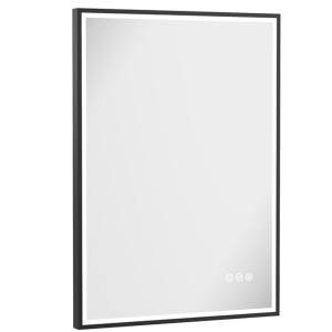 Crosswater MPRO 700 x 900mm LED Mirror   Matt Black