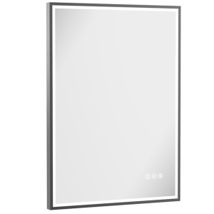 Crosswater MPRO 700 x 900mm LED Mirror   Slate