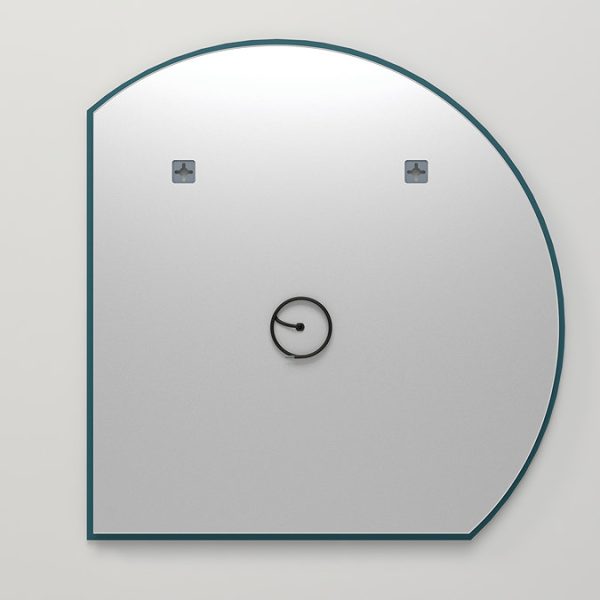 Mercury LED Backlit Circular Corner Fix Mirror 830 x 870mm with Anti Fog and Touch Sensor (Right Hand Version) - Image 4
