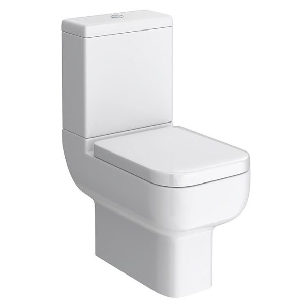 Pro 600 Modern Short Projection Toilet + Soft Close Seat - Image 3