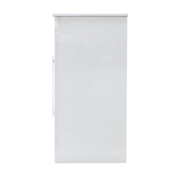 AquaSure Toreno PVC Vanity Unit   600mm Modern Gloss White   100% Waterproof - Image 7