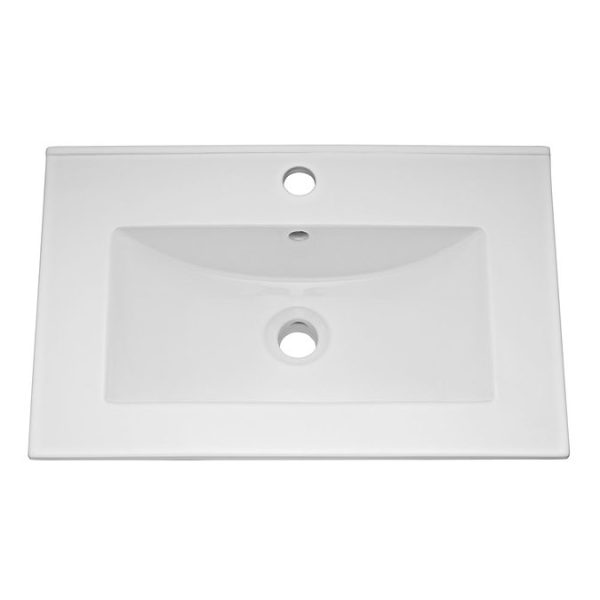 Toreno Light Grey 500mm Modern Vanity Unit - Image 3
