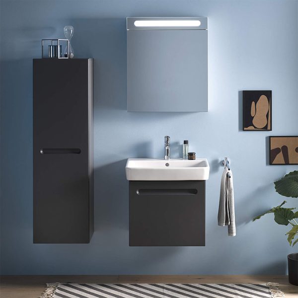 Duravit No.1 600 x 700mm Illuminated LED Mirror Cabinet - Image 2