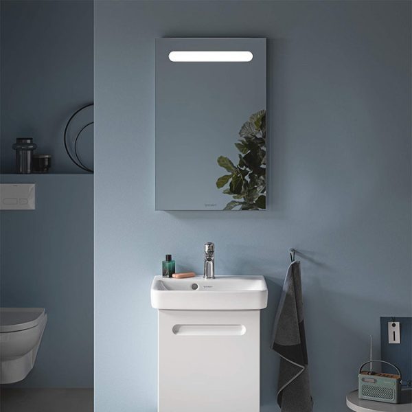 Duravit No.1 450 x 700mm Illuminated LED Mirror - Image 2