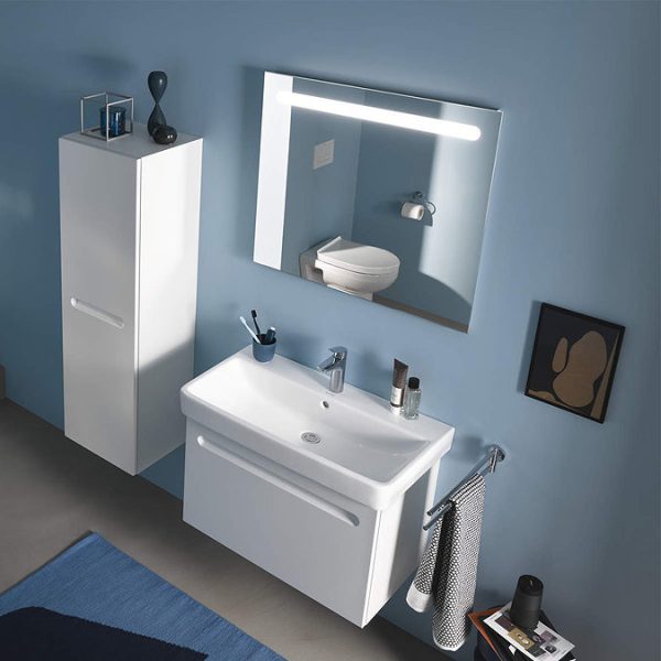 Duravit No.1 800 x 700mm Illuminated LED Mirror - Image 2