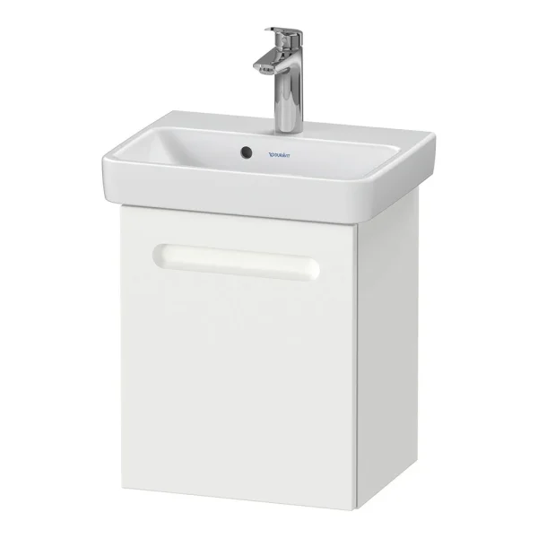 Duravit No.1 450mm White Matt Wall Mounted Vanity Unit with Basin