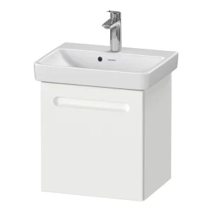 Duravit No.1 500mm White Matt Wall Mounted Vanity Unit with Basin