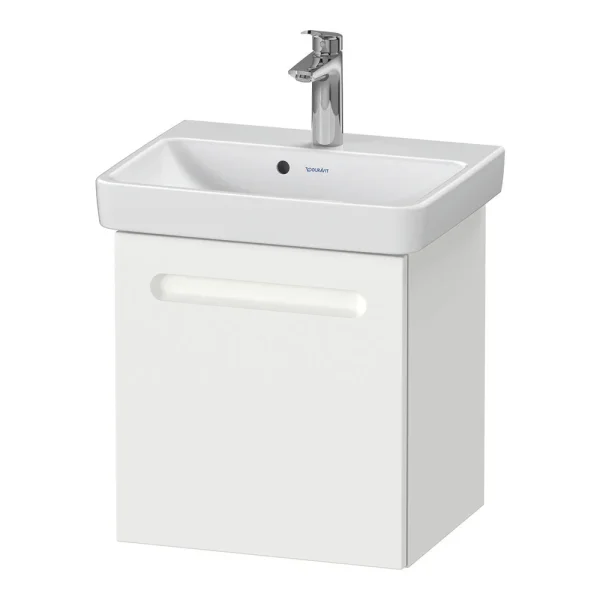 Duravit No.1 500mm White Matt Wall Mounted Vanity Unit with Basin