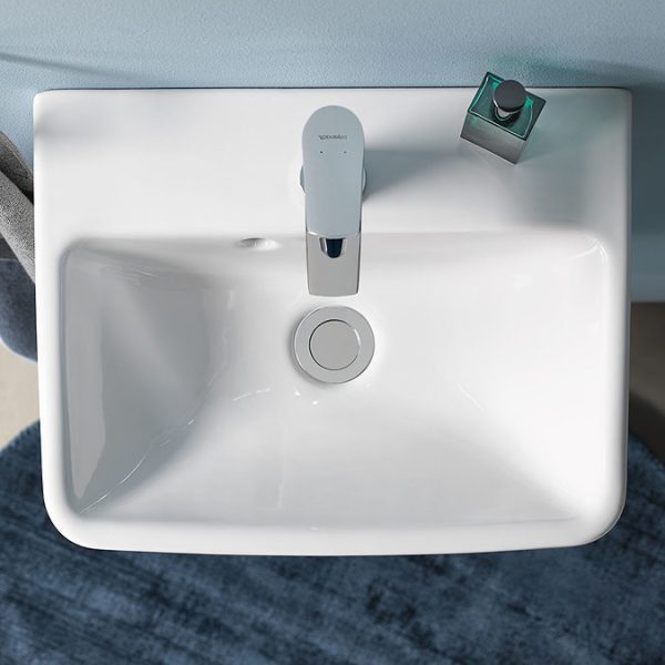 Duravit No.1 450mm Graphite Matt Wall Mounted Vanity Unit with Basin - Image 5
