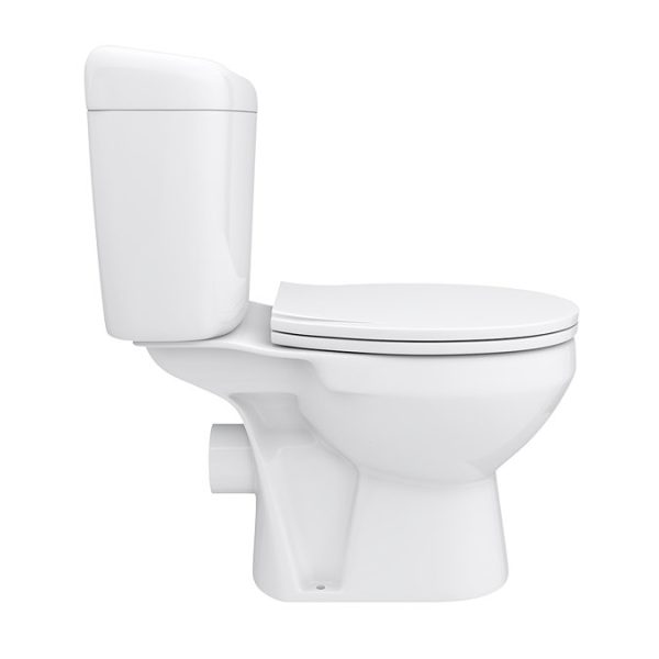 Melbourne Ceramic Close Coupled Modern Toilet - Image 3