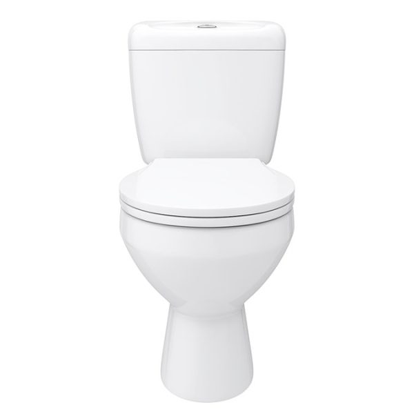 Melbourne Ceramic Close Coupled Modern Toilet - Image 4
