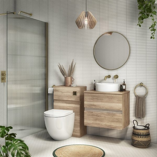 Nova Rimless Round Back To Wall Pan with Soft Close Seat - Image 2