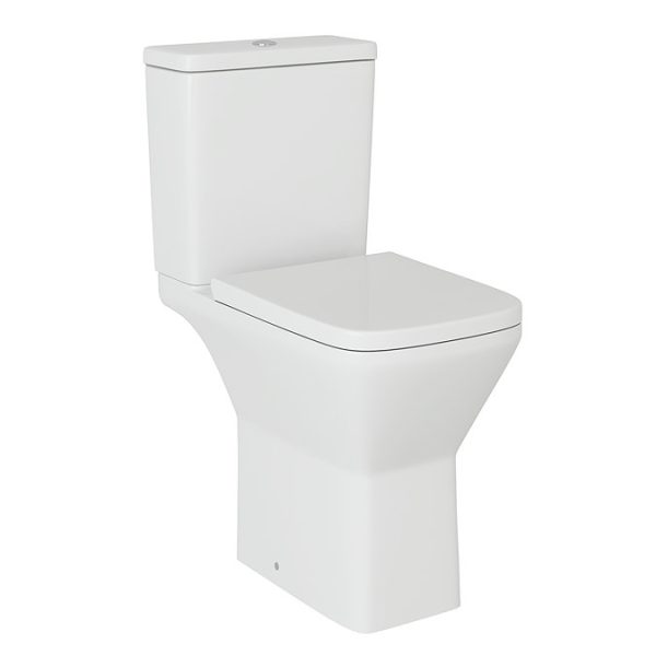 Nova Modern Rimless Comfort Height Toilet + Soft Close Seat - Image 3