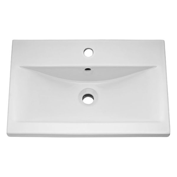 Hudson Reed Urban Satin Blue 500mm Floor Standing 2 Door Vanity Unit - Image 2