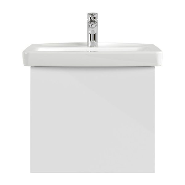 Villeroy and Boch Newo Satin White 550mm Wall Hung 1 Drawer Vanity Unit - Image 4
