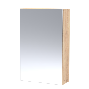Hudson Reed Fusion 450mm Bleached Oak Mirror Unit