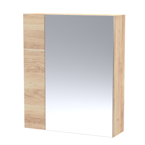 Hudson Reed Fusion 600mm Bleached Oak (75/25) Mirror Unit