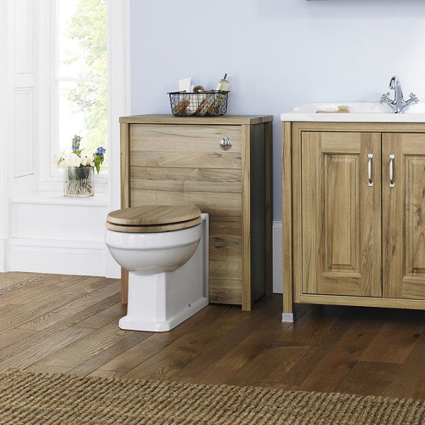 Old London Richmond Traditional Back To Wall Pan + Soft Close Seat - Image 4