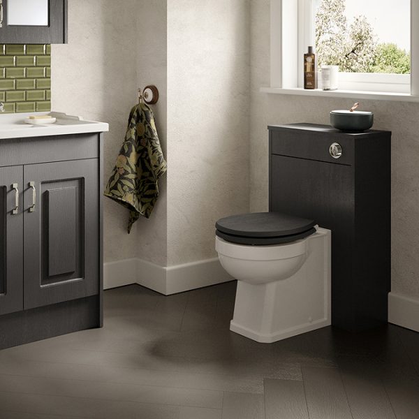 Old London Richmond Traditional Back To Wall Pan + Soft Close Seat - Image 5